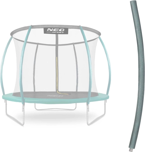 Neo-Sport gornji dio stupa za trampolin tip C 8–14 ft zeleni