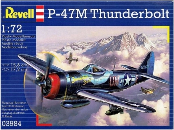 Plastični model zrakoplova P-47 Thunderbolt