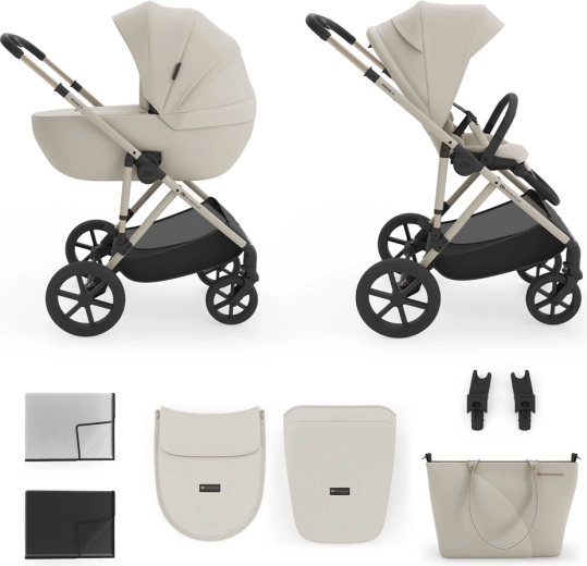 Kinderkraft 2-in-1 stroller Prime 3 sand dune