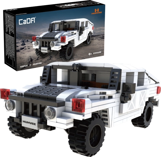 CaDA Humvee bijelo terensko vozilo iz konstrukcijskog seta