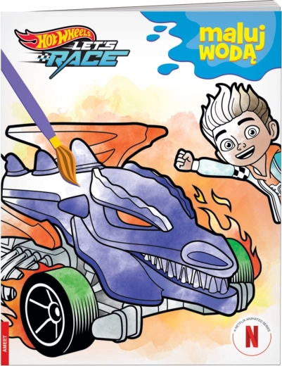 Hot Wheels bojanje vodom – slikovnica za djecu