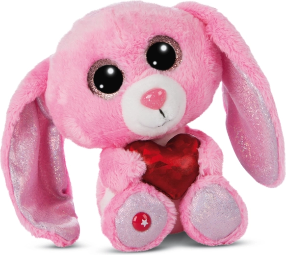 NICI Glubschis plišani zeko Hearty Kay 15 cm Green