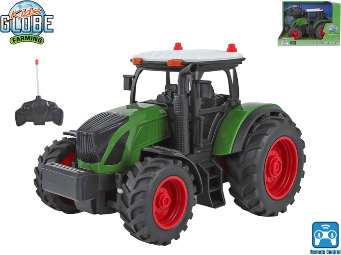 Kids Globe Farming daljinski upravljani traktor za farmu 2,4 GHz cca 20 cm