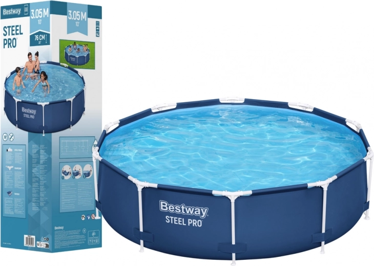 Vrtni bazen s konstrukcijom 306 cm x 76 cm Bestway