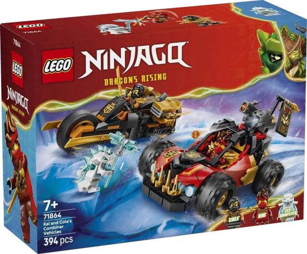 LEGO NINJAGO Kaiova i Coleova kombinirana vozila