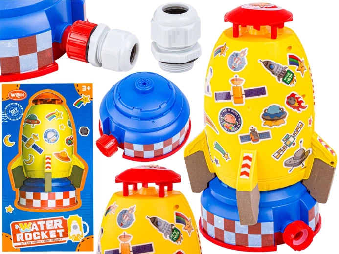 Vodena raketa – vanjska prskalica (žuta) - 1 komad