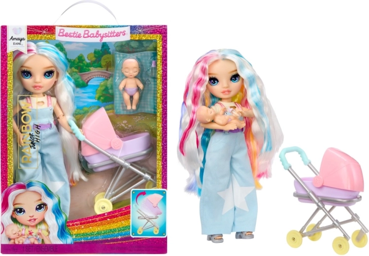 Rainbow High Junior Fashion Doll Babysitter Amaya