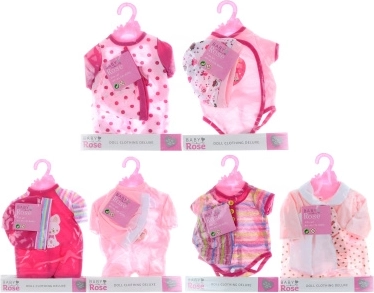 Odjeća za lutke 40–45 cm BABY ROSE na vješalici