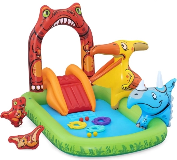 Dinosaur adventure in the water