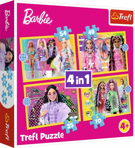 Slagalica Barbie Veseli svijet 4u1