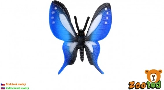 Tropski leptir Papilio od plastike, 5 cm