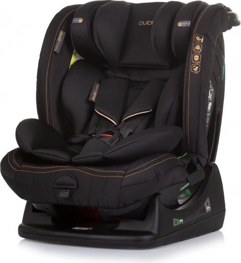 Autosjedalica Chipolino Aviato i-Size 40–150 cm – Obsidian