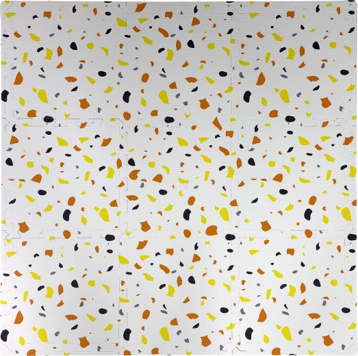 Humbi edukativna pjenasta podna podloga – puzzle 9 kom, šarene mrljice