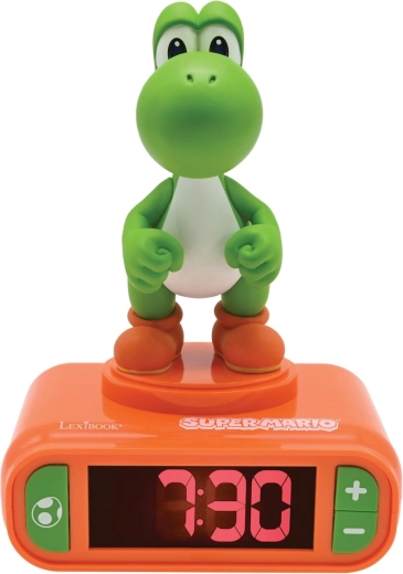 Lexibook budilica Super Mario s figuricom Yoshi i zvukovima