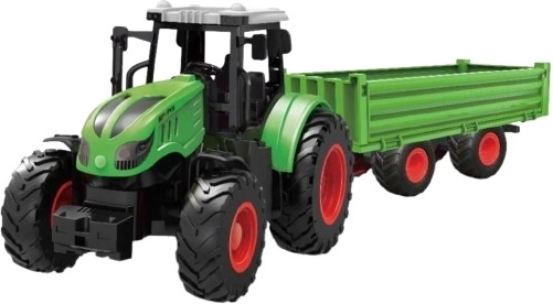 Traktor na daljinsko upravljanje s prikolicom