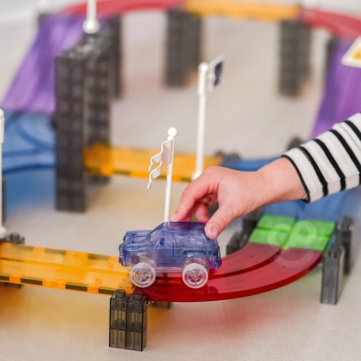 Light-up self-propelled car