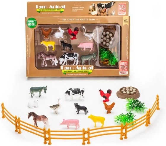 Životinje Farma Set Figurica s Ogradom