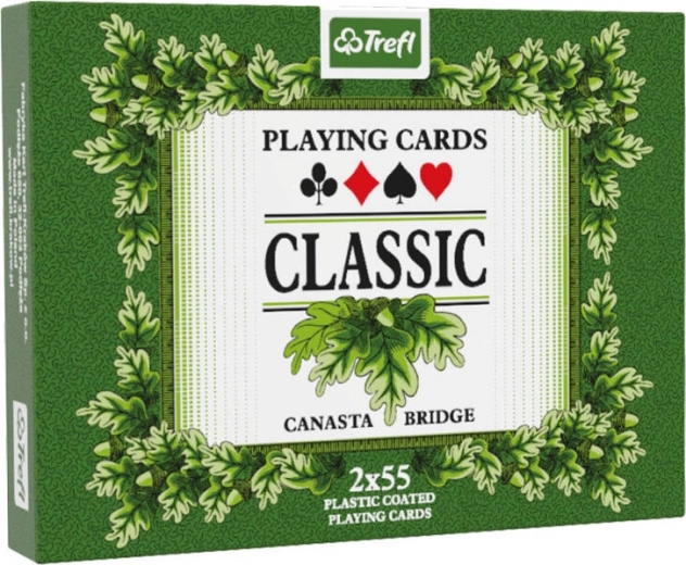 Trefl Klasične igraće karte Classic 2 x 55
