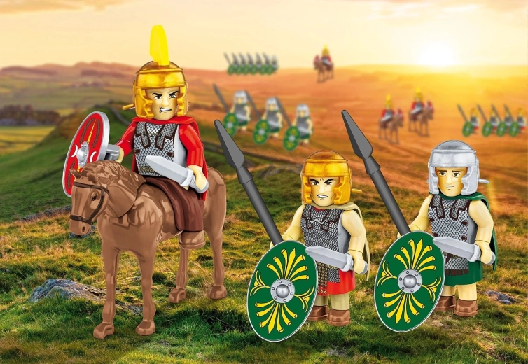 Konjanik s konjem za dinamične manevre