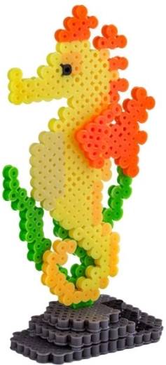 3D result – a seahorse that stands