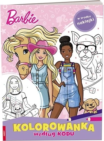 Barbie bojanka po kodu sa naljepnicama