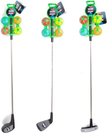 Dječji golf set – palica i loptice (miks boja)