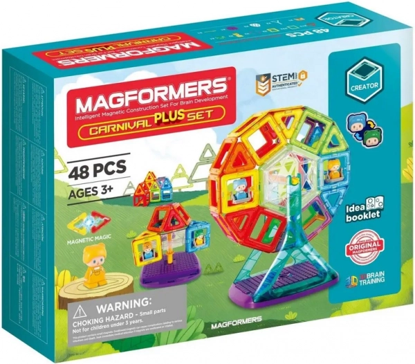 magformers carnival plus set za slaganje 48 dijelova