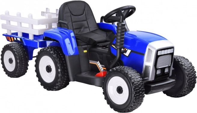 Električni traktor s prikolicom i daljinskim upravljačem – Zelena