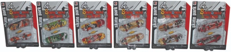 Sparkys skatepark set od 2 fingerboarda s priborom