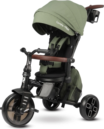 Qplay tricikl Comfo Max 7u1 maslinasto zelena (10–72 mjeseca)