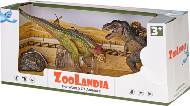 2 dinosaurs in one package