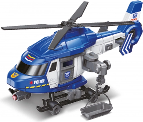 Policijski helikopter s efektima