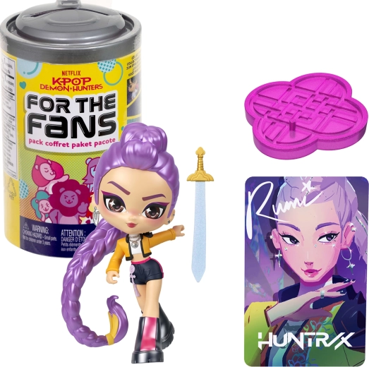 Mattel KPop Demon Hunters iznenađujuća kolekcionarska figurica s dodatkom i kolekcionarskom karticom (limenka Soda Pop)