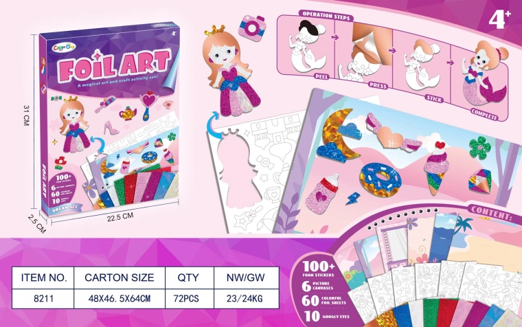 Set za ljepljenje princeza + pribor