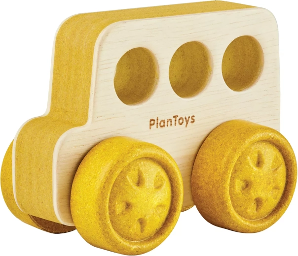 PlanToys drveni autić autobus za najmlađe - 1 komad