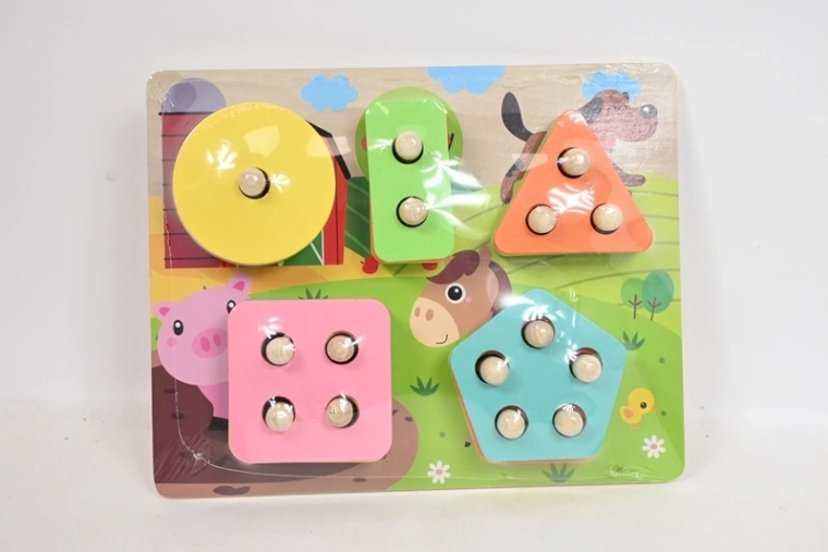 SmilyPlay Wooden Geometric Shape Sorter