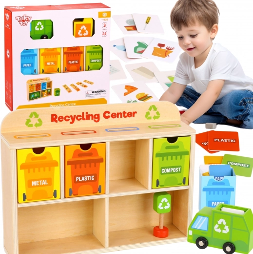 Tooky Toy Drveno Reciklažno Edukativno Središte
