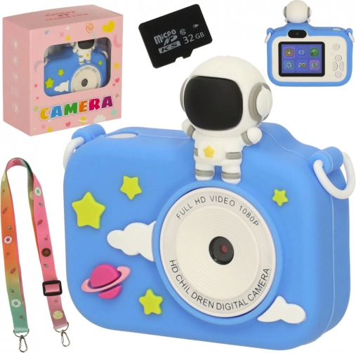 Dječji digitalni fotoaparat plavi astronaut