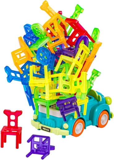 48 colorful chairs and lots of game variations