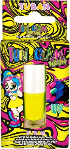 Tuban Tubi Glam Children's Neon Yellow Nail Polish 5 ml