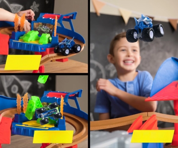 Osvijetljena crash zona i kaskaderske prepreke