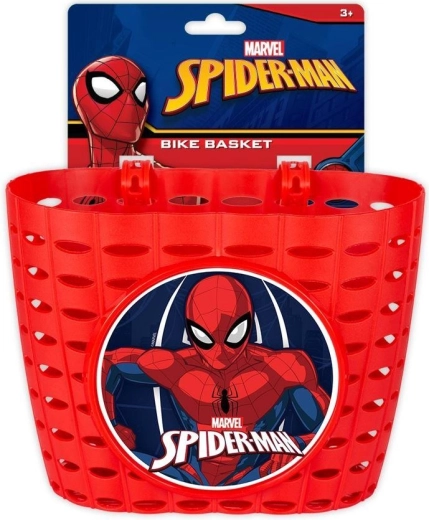 Dječja košarica za bicikl Spider-Man crvena