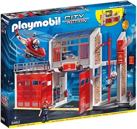Playmobil City Action velika vatrogasna postaja s helikopterom