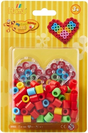 Hama maxi set za peglanje perlica Srce