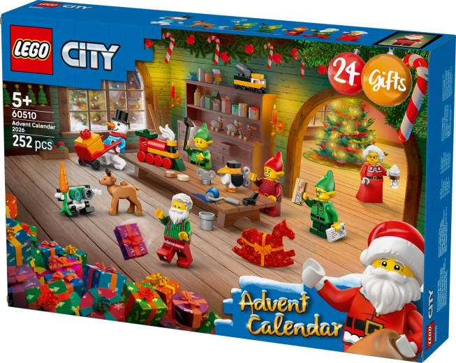 Fold-out playmat with Santa Claus’s workshop