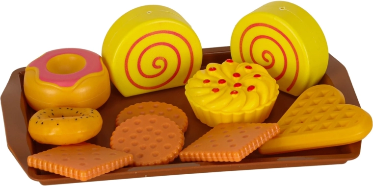 Sweets, little cakes and pastries for café play