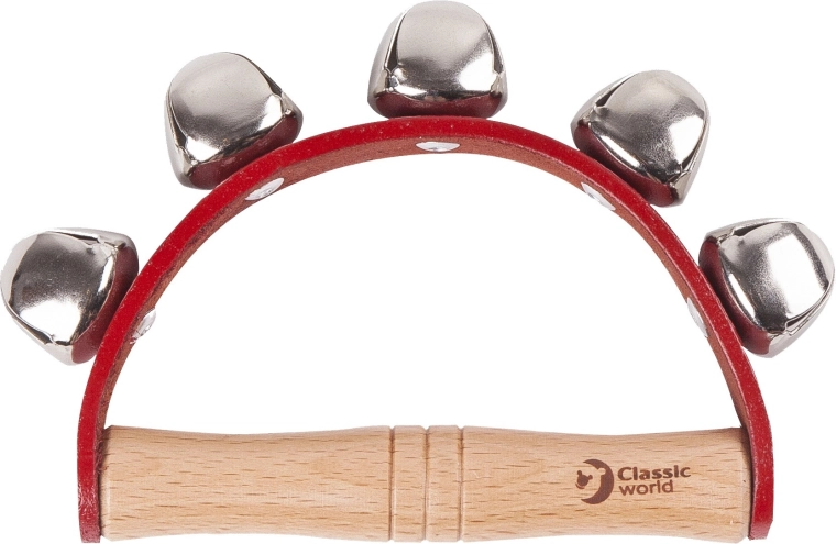 Five handbells for rhythmic play