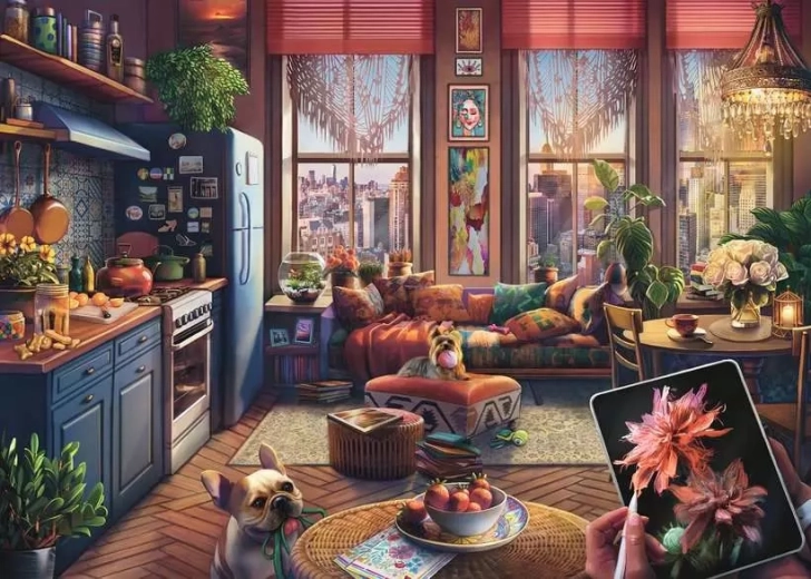 Ravensburger puzzle stan u boho stilu XXL 500 dijelova