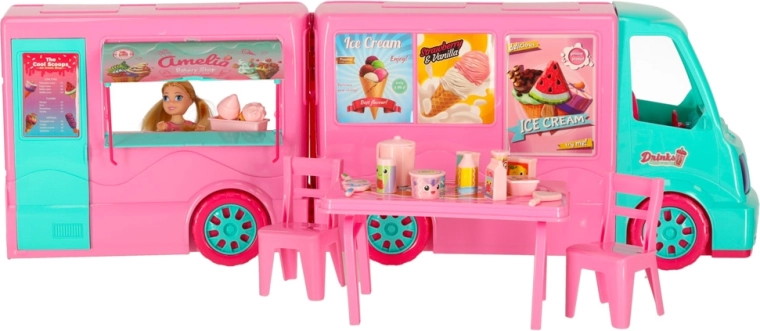 Set with doll and accessories