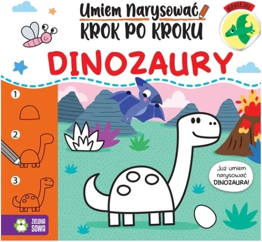 Znam crtati korak po korak: Dinozauri